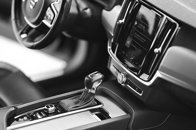 Close-up of a luxurious car interior, emphasizing the premium detailing and care offered by Gear Flux.
